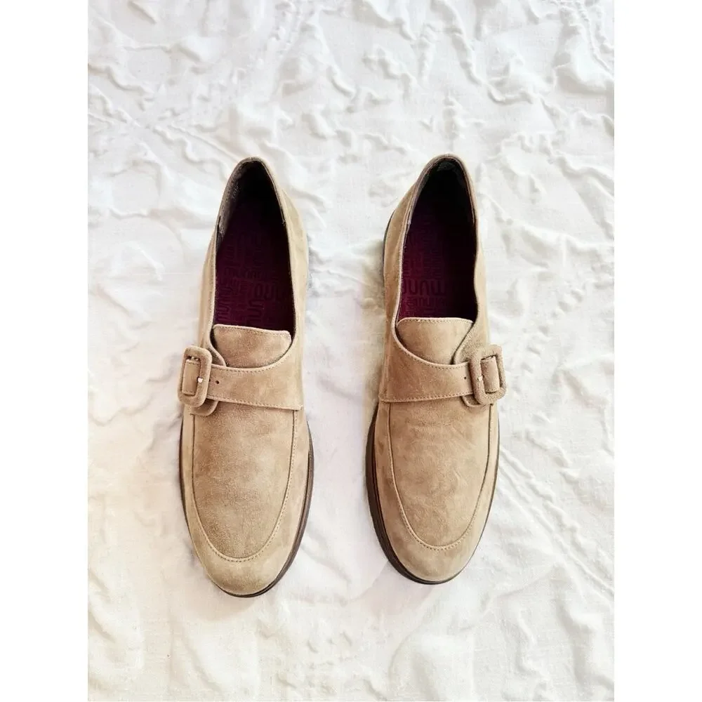 Munro Winslow Munk Strap Loafers Size 10N